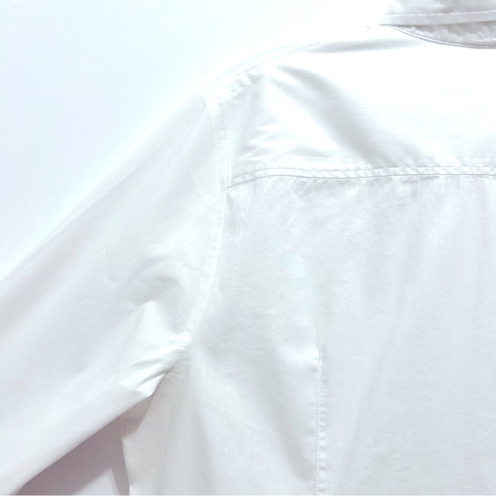 Jennifer & Grace Women’s White Poplin Professional Business Button Down Shirt - Picture 7 of 7